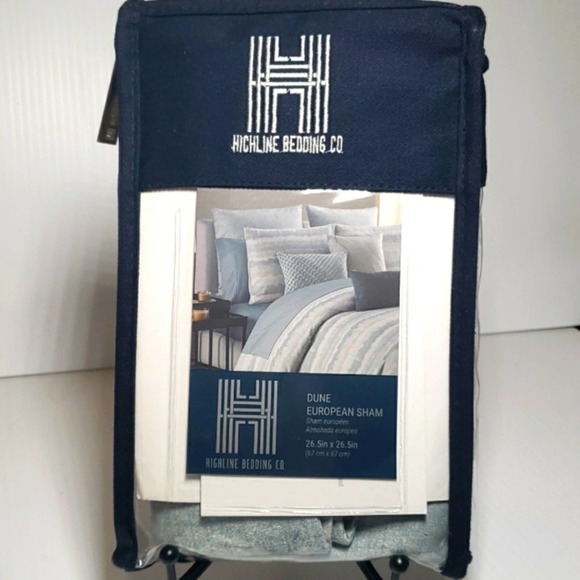 Highline Bedding Dune Sea Glass Euro Pillow Sham - Picture 1 of 7